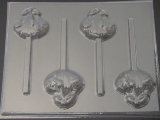 4206 Baby in Blanket Chocolate or Hard Candy Lollipop Mold